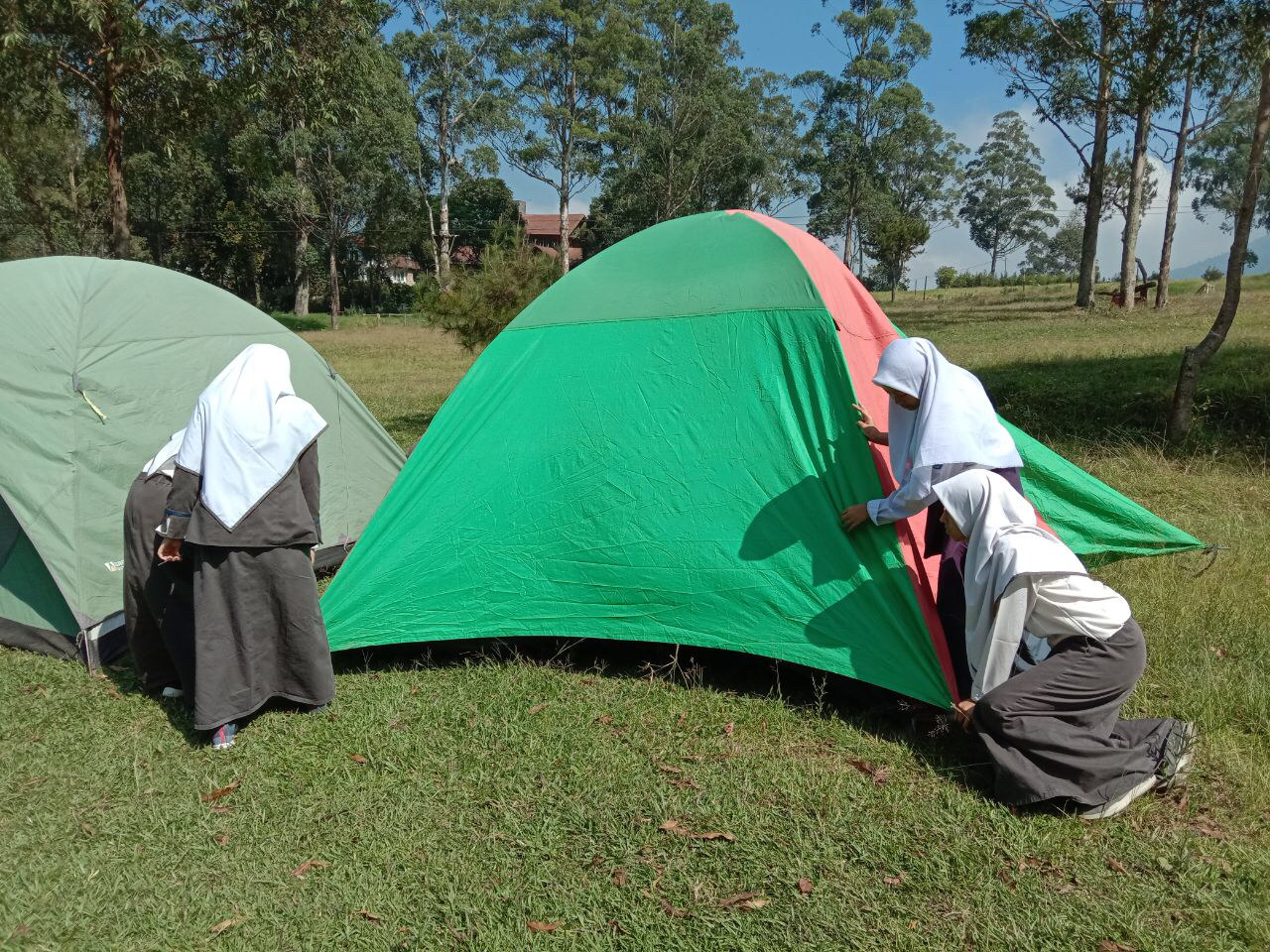 Freshmen camp, Survival camp, Spiritual camp.